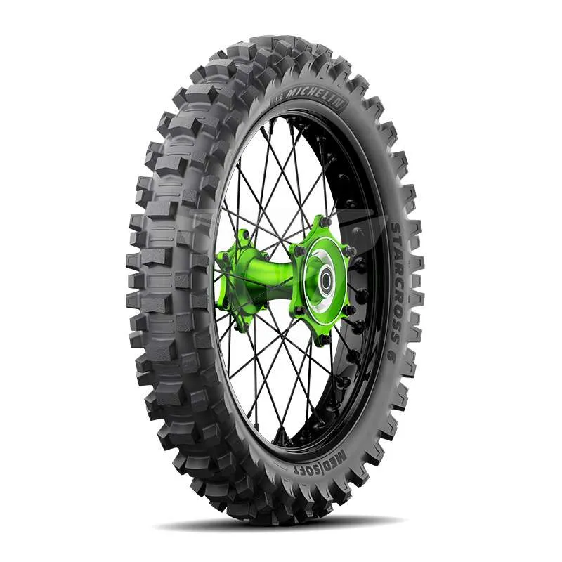 MICHELIN STARCROSS 6 MEDIUM SOFT 120/80-19 63M TT REAR MOTOCROSS TYRE