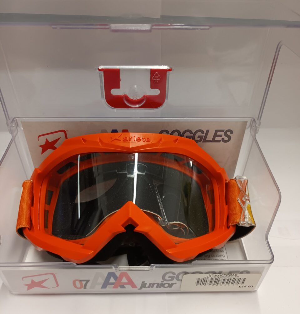 ARIETE AAA JUNIOR GOGGLES 12960-AORA ORANGE WITH ORANGE STRAP