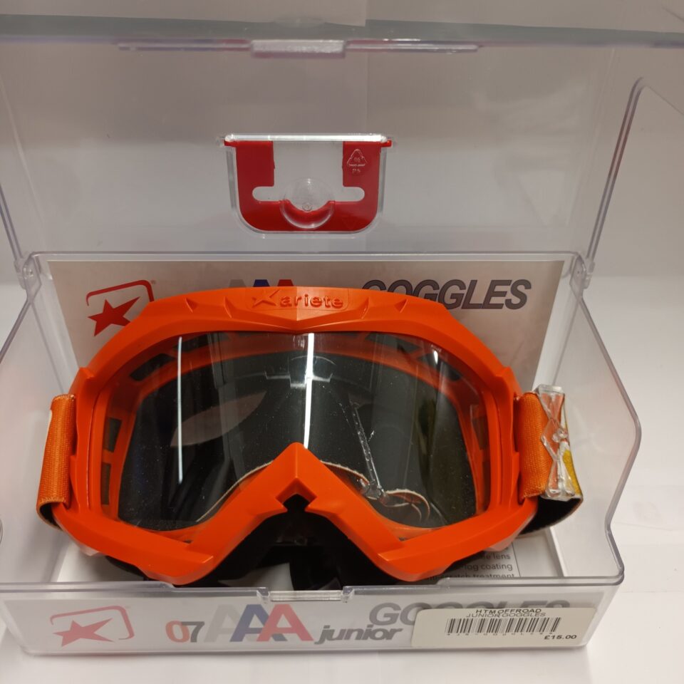 ARIETE AAA JUNIOR GOGGLES 12960-AORA ORANGE WITH ORANGE STRAP