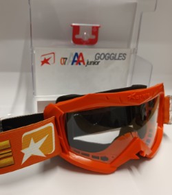 ARIETE AAA JUNIOR GOGGLES 12960-AORA ORANGE WITH ORANGE STRAP