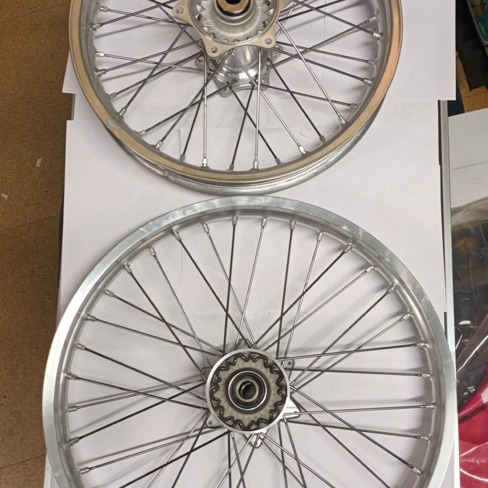 COMPLETE SET OF XL RIMS J18X2.15 REAR J21X1.60 FRONT KTM/HUSQVARNA/GAS GAS