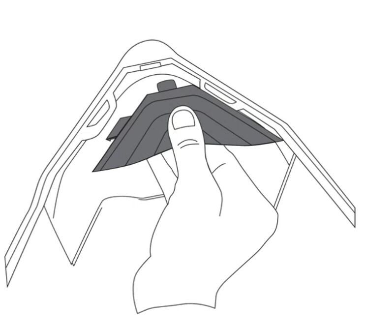 3PW240054600-AX9 Helmet Wind Protector-image