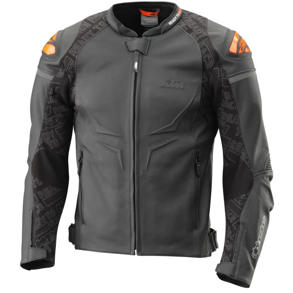 Helical Leather Jacket